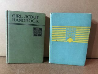 Vintage Girl Scout Handbooks (2) 1943 And 1934