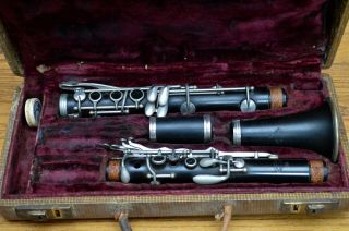 Vintage Elkhart Ind.  Pedler Clarinet For Overhaul