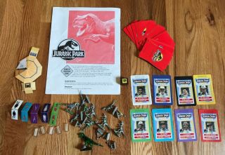 Vintage 1992 Jurassic Park Board Game Replacement Parts Milton Bradley