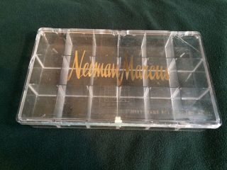 Vintage Neiman Marcus Plastic Compartment Box