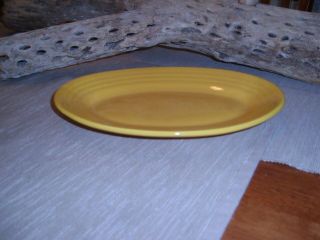 Vintage Bauer Pottery Ringware Small Chinese Yellow Oblong Platter