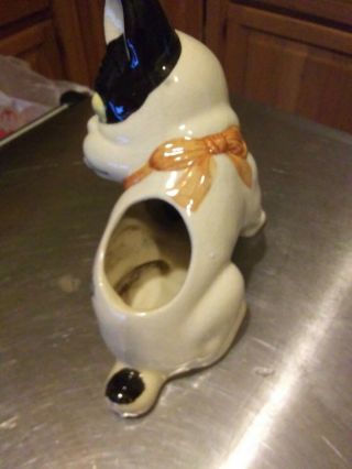 Vintage Made In Japan Dog With Fly Vase 3