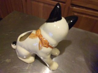 Vintage Made In Japan Dog With Fly Vase 4