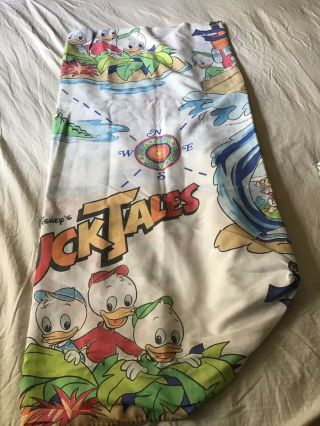 Vintage Duck Tales Sheet Set Twin Pillow Case Flat Fitted 3