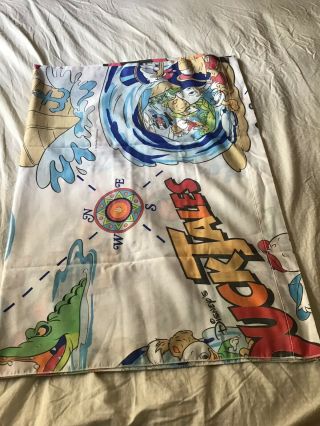 Vintage Duck Tales Sheet Set Twin Pillow Case Flat Fitted 5