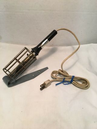 Vintage Lenk No.  16 Soldering Iron With/ungar Holder Tray/stand