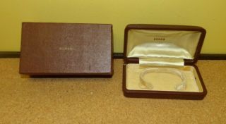Vtg Buren Watch Empty Box And Clamshell Case 1709