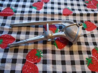 Vintage Aluminum Garlic Press Made In France Pre - Owned