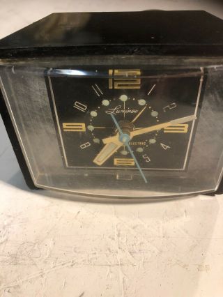 Vintage Ge General Electric Bedside Alarm Clock,  - Model 7299 - 1a