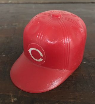 Vintage 1970’s Cincinnati Reds Mini Gum Ball Plastic Baseball Helmet Cap Mlb Hat