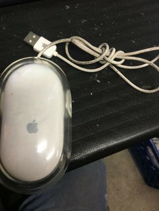 Vintage Apple Optical Mouse - White M5769 Look