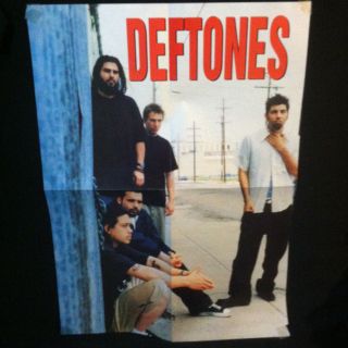 Vintage Deftones Poster Adrenaline Around The Fur Era Chi Cheng Chino Slipknot