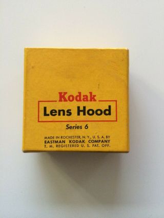 Vintage Kodak Series 6 Lens Hood With Box