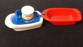 Vintage 1993 Little Tikes Toddle Tots Tubbies Bath Toys Chunky Boats