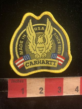 Vintage Previously Sewn Version 1 Carhartt Advertising Patch 80f