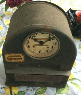 Vintage Brooklyn Time Recorder Co.  Time Clock.  York 5