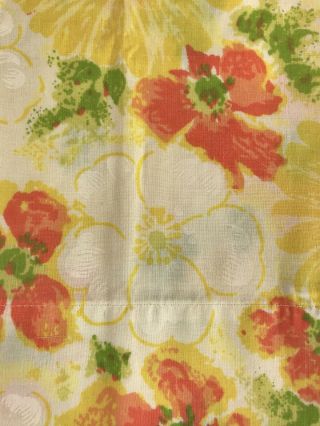 Vtg Floral Pillowcase Dan River Tranquale No Iron Percale Set Of 2 3