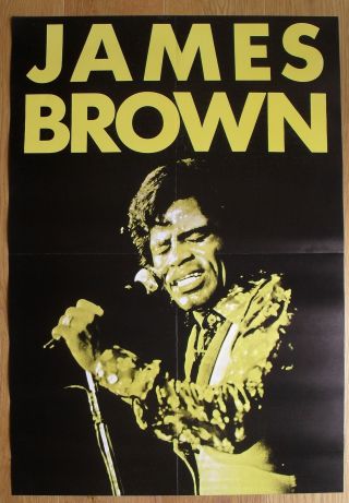James Brown Vintage Poster