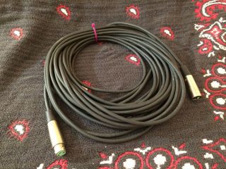 Vintage Microphone Cable Switchcraft Vtg Audio Low Noise Balanced Made Usa 30ft