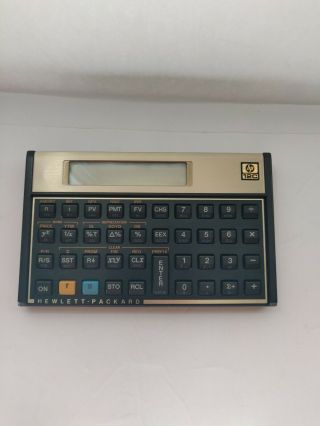 Vintage Hewlett - Packard Hp 12c Business / Financial Calculator
