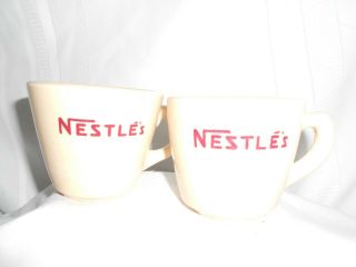 5 VTG Nestle ' s Coffee Cocoa Mug Inca Shenango 1 SAUCER STERLING HOT CHOCOLATE 4