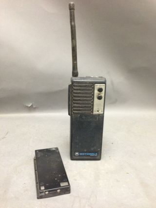 Motorola Handie - Com Vhf & Low Band Portable Handie Talkie Vintage