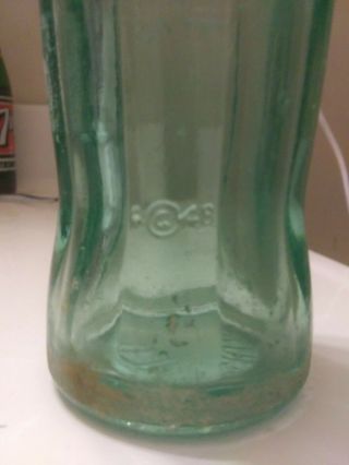 CHICAGO,  ILL.  VINTAGE patton 1929 COKE HOBBLE SKIRT 6OZ bottle 3