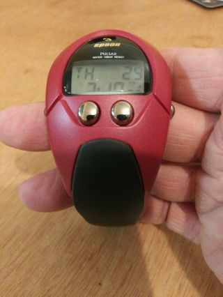Pulsar Spoon Stinger W150 - 4A20 LCD Digital Chronograph Alarm Men ' s Watch 3