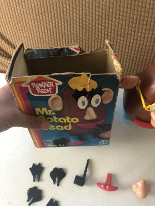 Vintage 1976 Hasbro Romper Room Mr.  Potato Head & Orig Box 265 Comes 4
