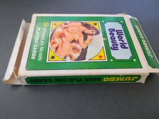 Vintage Playing Cards Jumbo Size Adult/Nudity World Beauty Art Models Complete 2