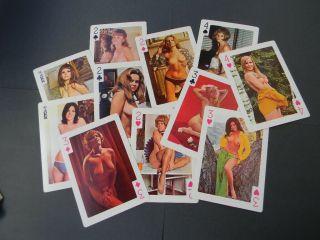 Vintage Playing Cards Jumbo Size Adult/Nudity World Beauty Art Models Complete 5