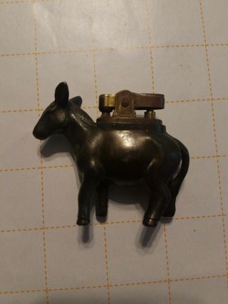 Vintage Collectible Amico Made In Japan Donkey Table Lighter