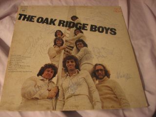 The Oak Ridge Boys  Vintage 33 1/3 Album Sky High (autographed)