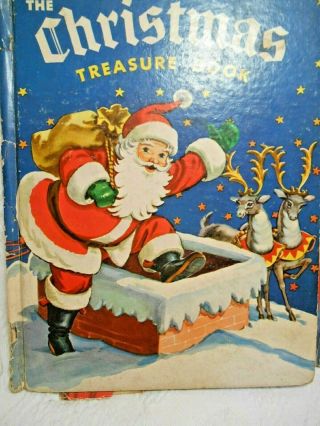 3 Vintage Christmas Books 1954 Woolworths,  Santa Claus in Storyland (Popup) 5