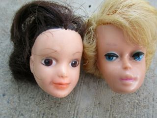 Barbie Bubble Cut Head 1963 And Other Doll Head