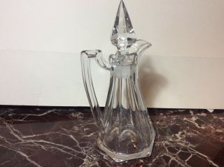 Vintage Glass Cruet With Stopper