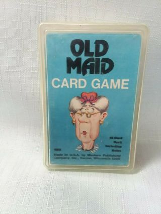 Vintage 1975 Whitman Old Maid Card Game Complete