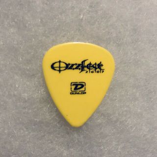 Vintage Ozzfest 2007 - Yellow Guitar Pick