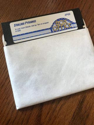 Vintage $100,  000 Pyramid Computer Pc Game 80’s Gamer Gameshow Disks Only Ibm