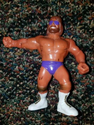 Wwf Hasbro Macho Man Randy Savage Wrestling Figure Macho King 1991 Vtg 90’s
