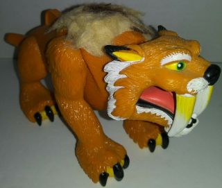 Vtg Thorn The Sabertooth Tiger Poseable Action Figure Fisher Price Pre - Historic