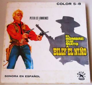 Vintage 1967 The Man Who Killed Billy The Kid 8mm Western Film 8.  26 " Reel