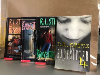 R.  L.  Stine The Babysitter 1,  2,  3,  4 Vintage Paperback Books 1989 - 1998