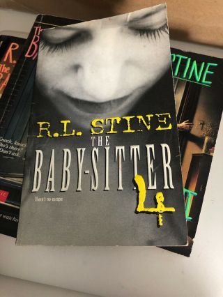 R.  L.  Stine The Babysitter 1,  2,  3,  4 Vintage Paperback Books 1989 - 1998 5
