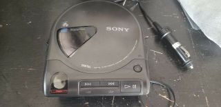 Sony Car Discman Portable Compact Disc Cd Player Vintage