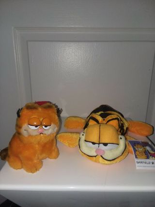 Vintage 1981 Garfield The Cat Plush And Toy Stuffed Nwt Nanco