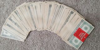 Vintage Play Money Set By Whitman Publishing Co.  193 Bills $1,  270,  500