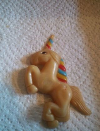 Novelty Fridge Magnet Vintage Plastic Unicorn