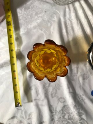 vintage amber stars and moon vase in 2