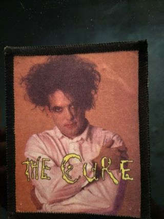 The Cure Robert Smith Vintage Patch Wave Post Punk Dark Wave 80s